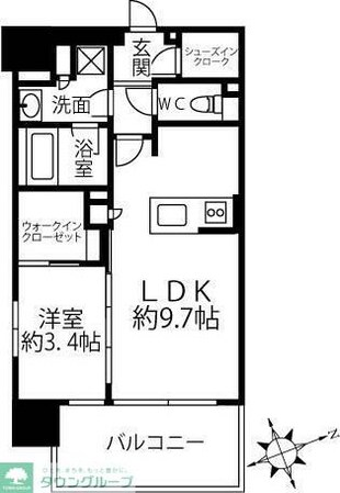 クリオラベルヴィ名古屋花の木の物件間取画像